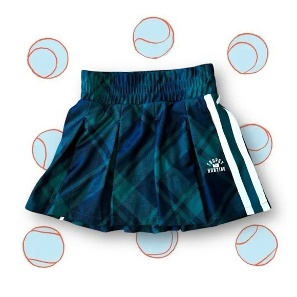 🎾 2pc SET PUMA x TROPHY HUNTING SKIRT w Pockets & BIKER Shorts- MALACHITE